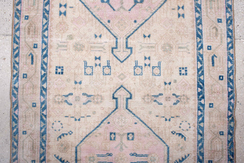 Antique Hamadan Runner Rug (2' x 9')
